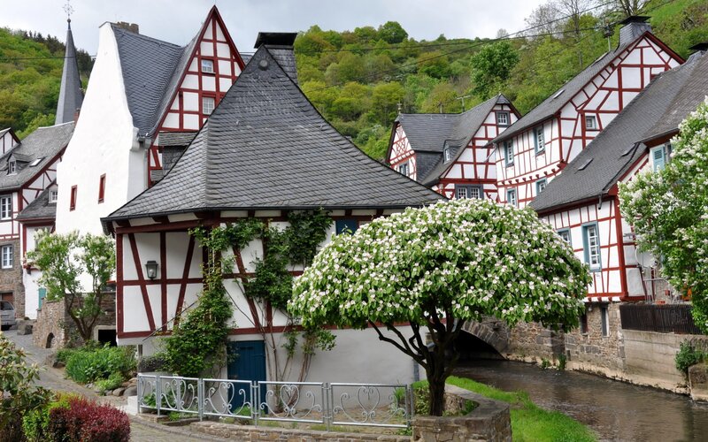 traditional half-timbered houses