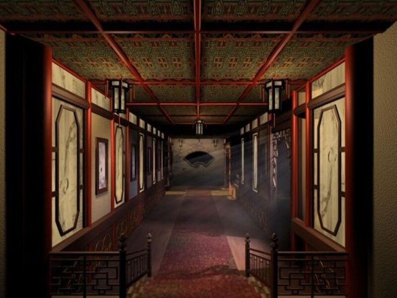 traditional hallway interior