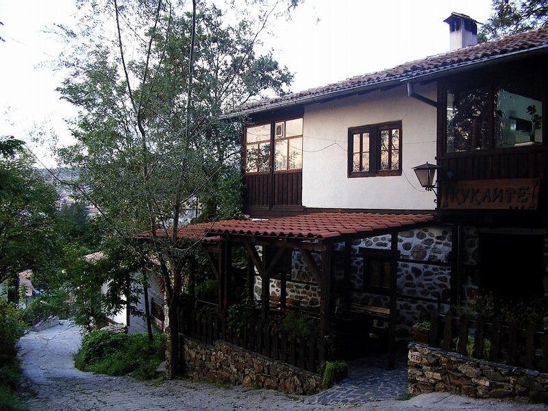 Traditional house in a village
