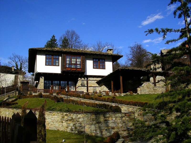 Traditional house in a village