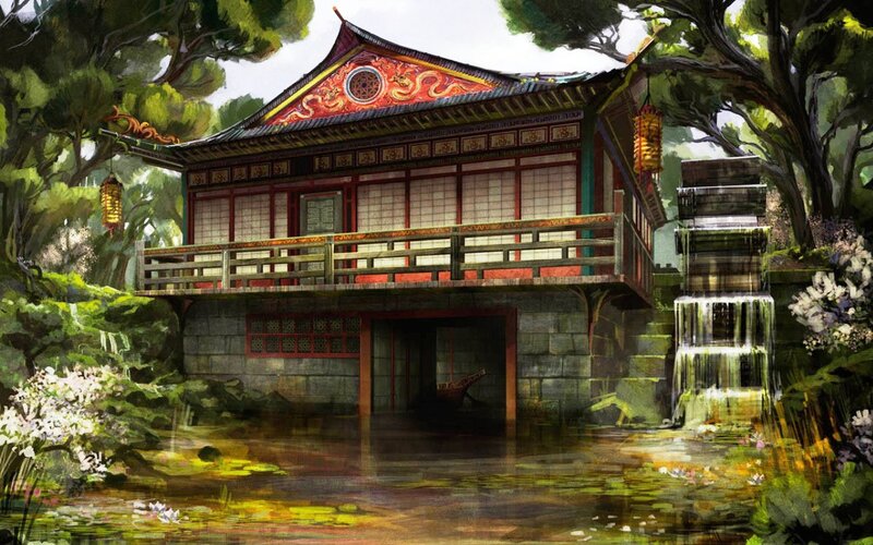 Traditional House in Forest