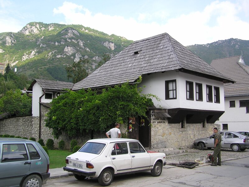 Traditional house in mountain village