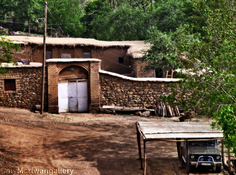 Traditional House with Car