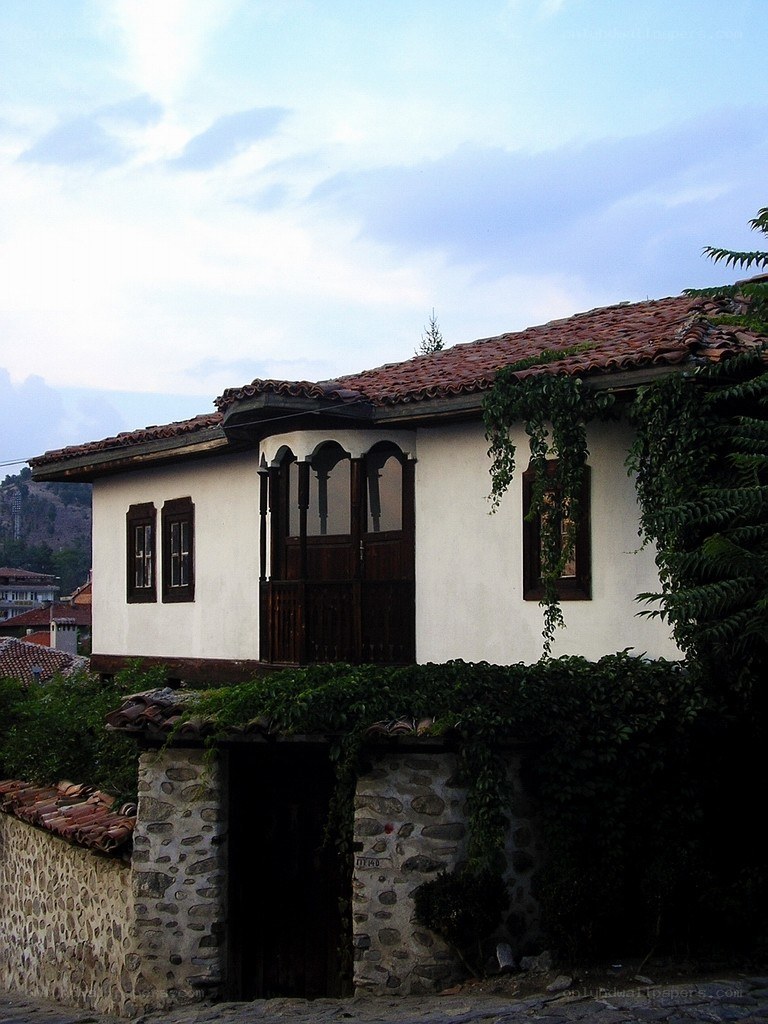 Traditional house with tiled roof