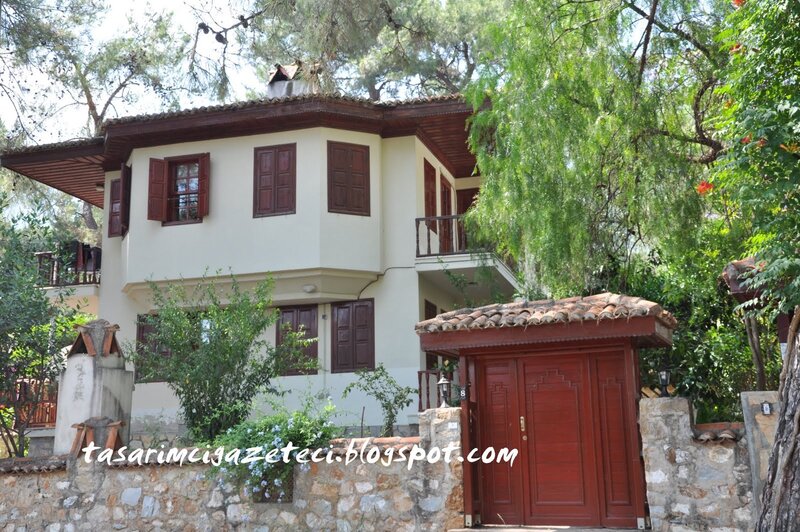 traditional house with wooden shutters