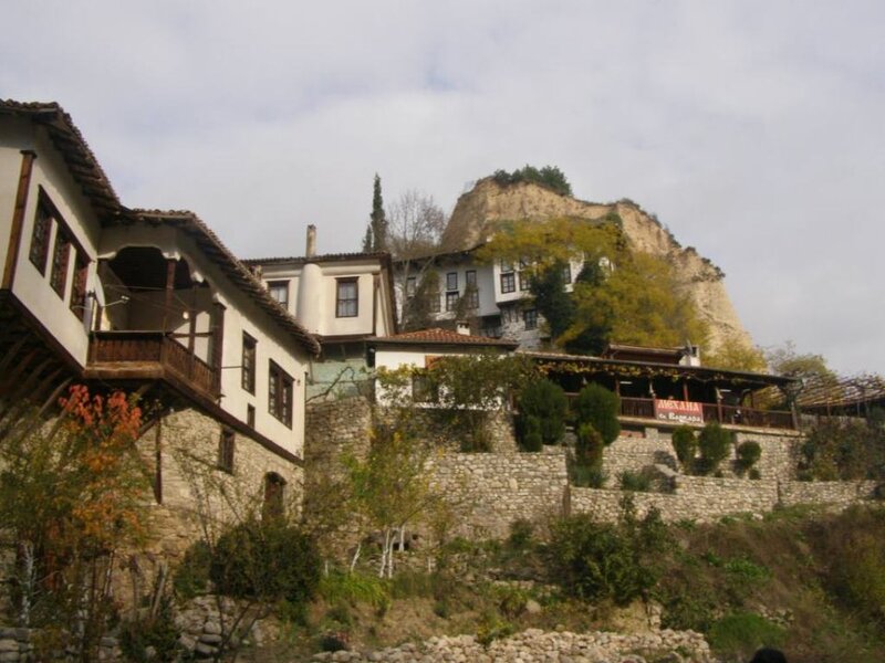 Traditional Houses on Hillside