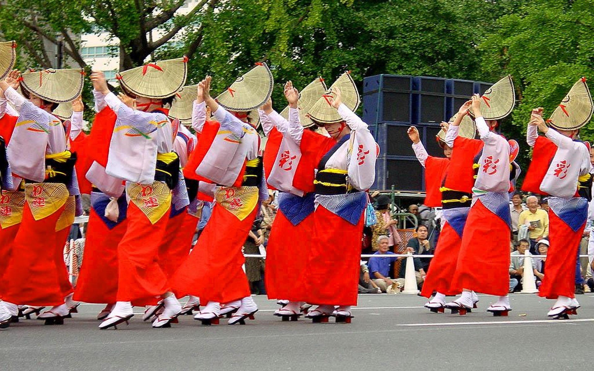 Traditional Japanese dance performance