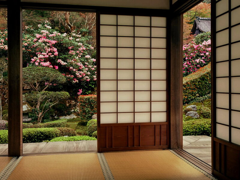 Traditional Japanese Garden — Brown