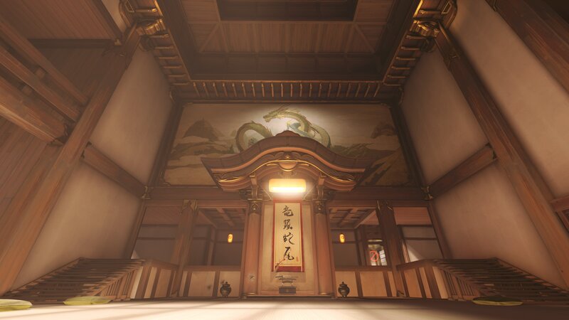 Traditional Japanese Hall — Brown, Serene