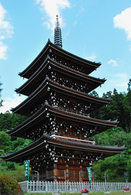 Traditional Japanese pagoda