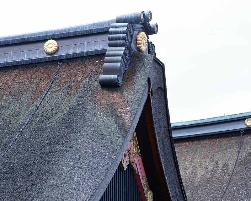 Traditional Japanese Roof — Gray