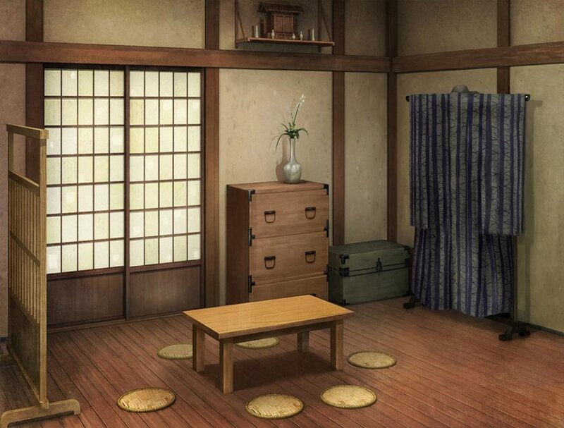 Traditional Japanese Room — Brown, Serene