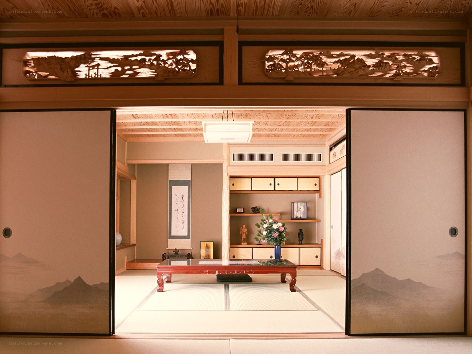 Traditional Japanese room interior