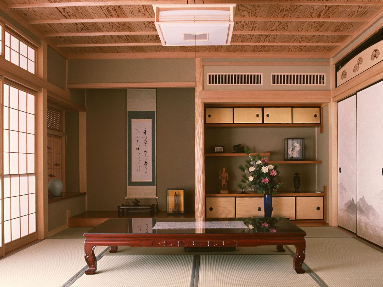 Traditional Japanese room interior