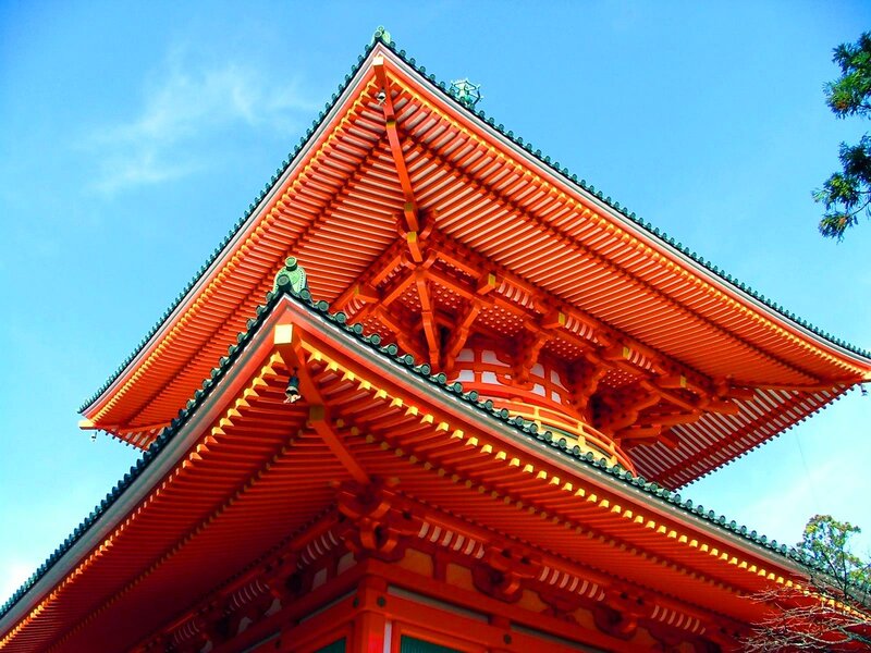 traditional japanese temple roof
