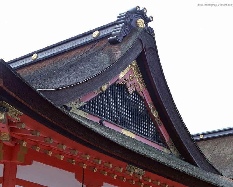 traditional japanese temple roof