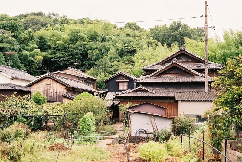Traditional Japanese village homes