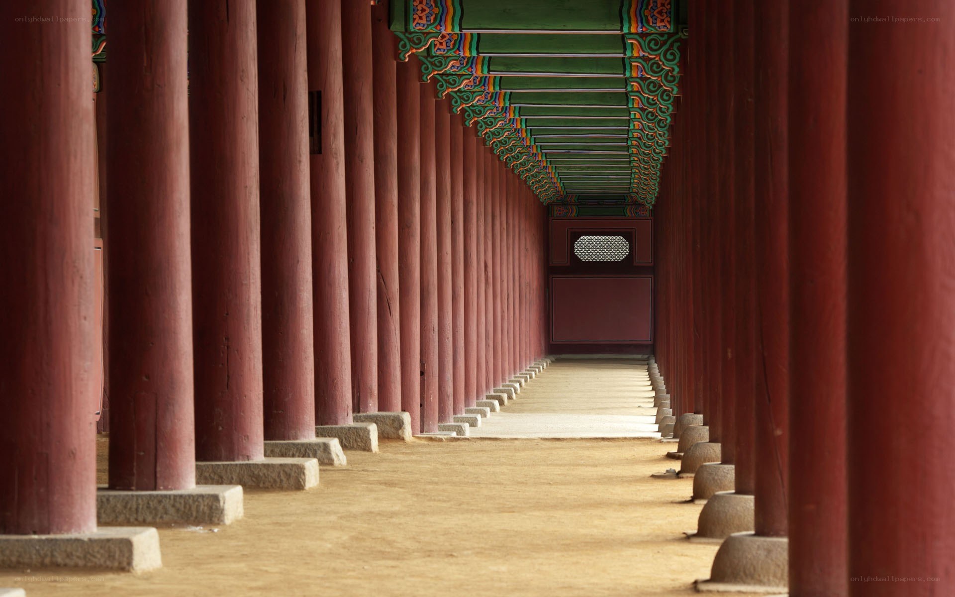 traditional korean corridor