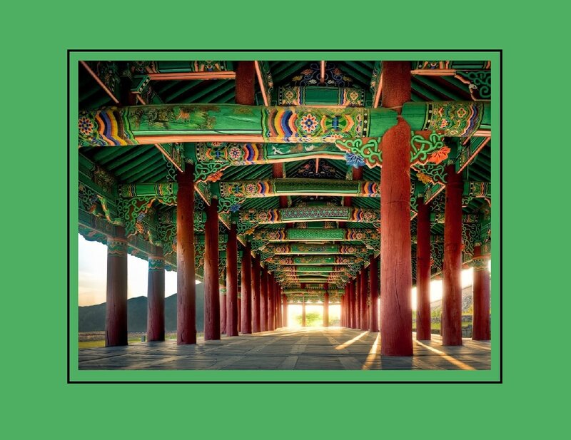 Traditional Korean Corridor — Green