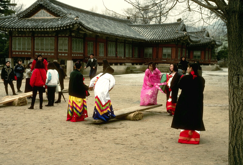Traditional Korean games at palace