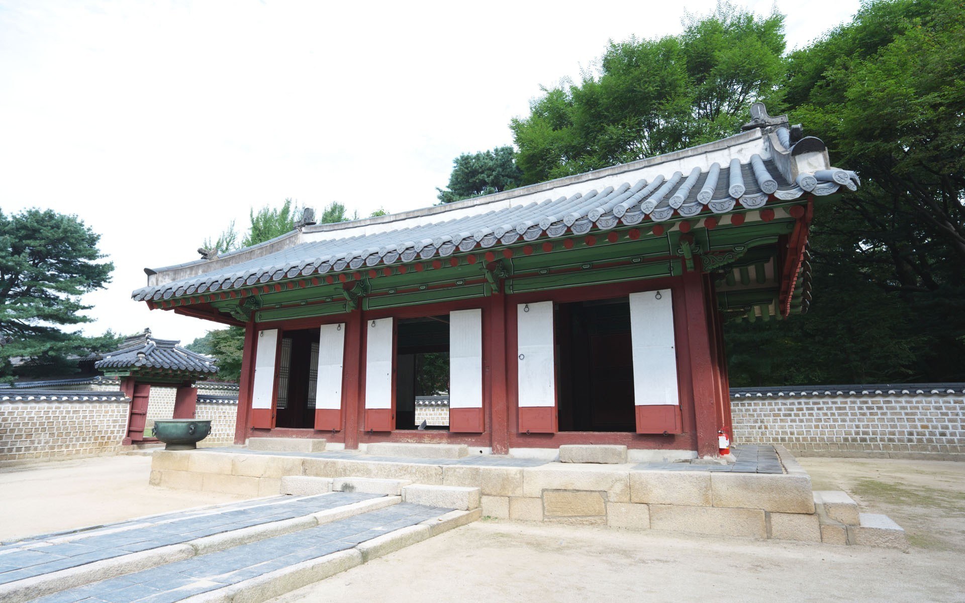 traditional korean pavilion