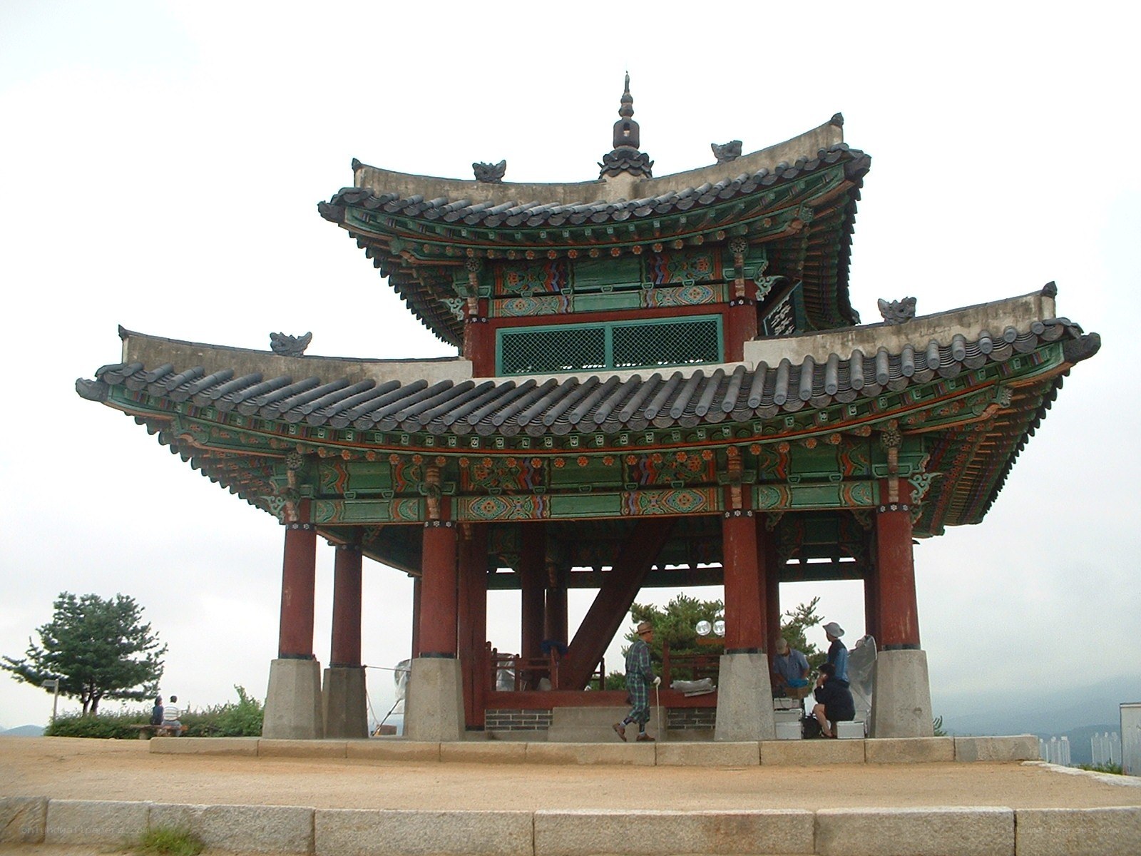 Traditional Korean pavilion