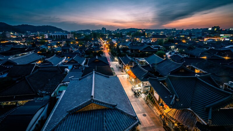Traditional Korean Rooftops