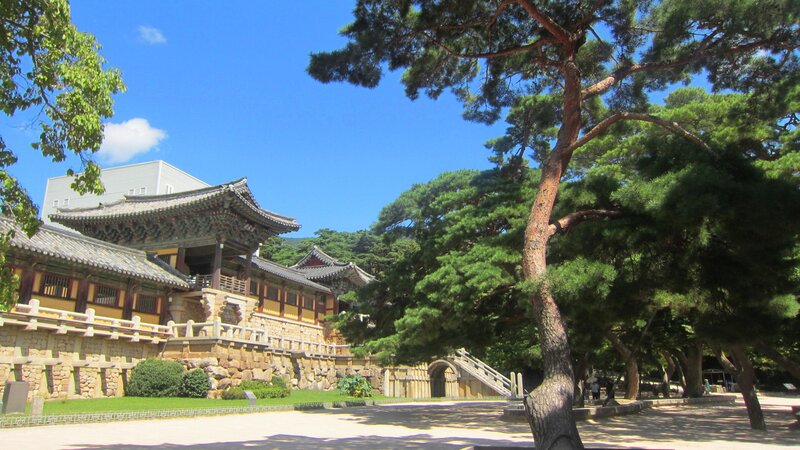 Traditional Korean Temple — Green