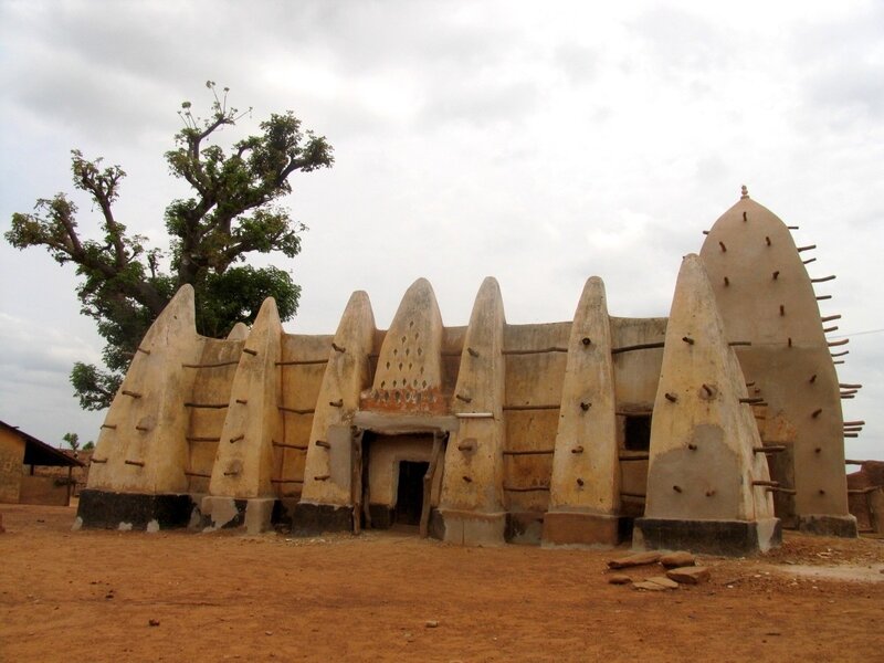 Traditional mud mosque in Africa