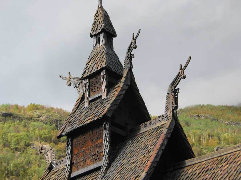 Traditional Norwegian stave church