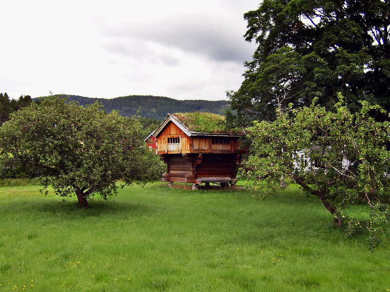 Traditional Norwegian stave house