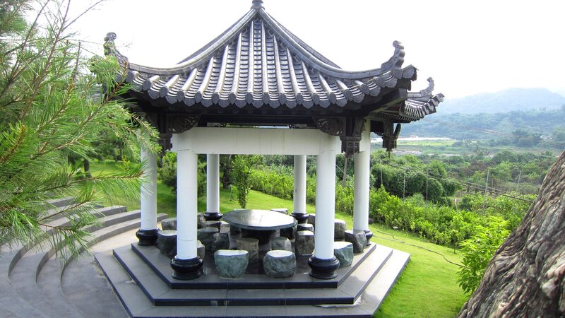 Traditional Pavilion on Hill
