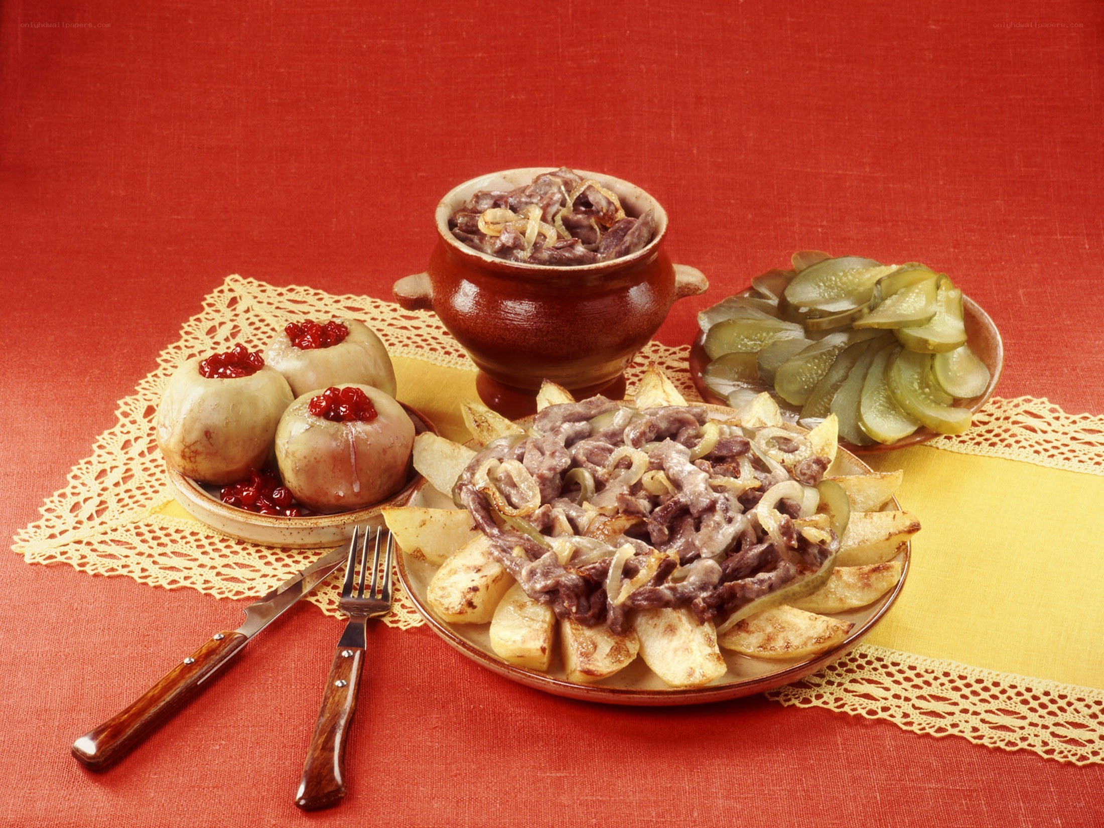 Traditional Polish meal
