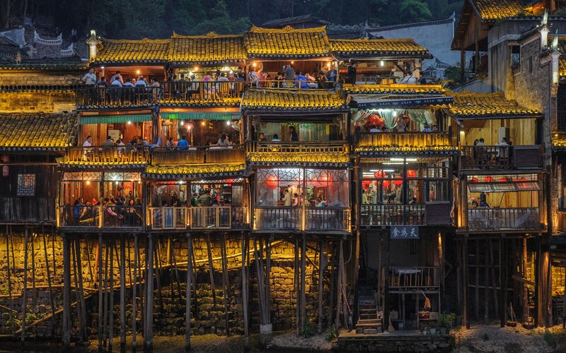 Traditional Stilt Houses