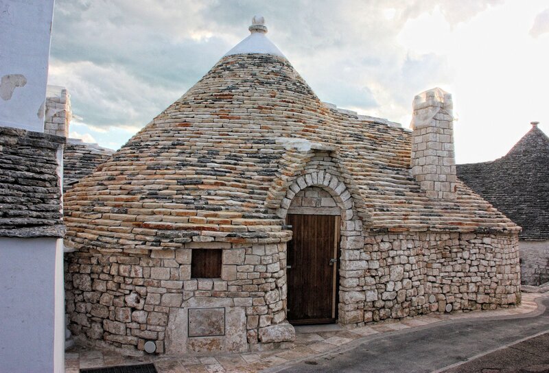 Traditional stone hut in Puglia