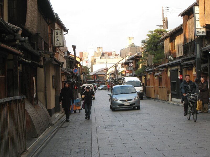 Traditional street in Kyoto