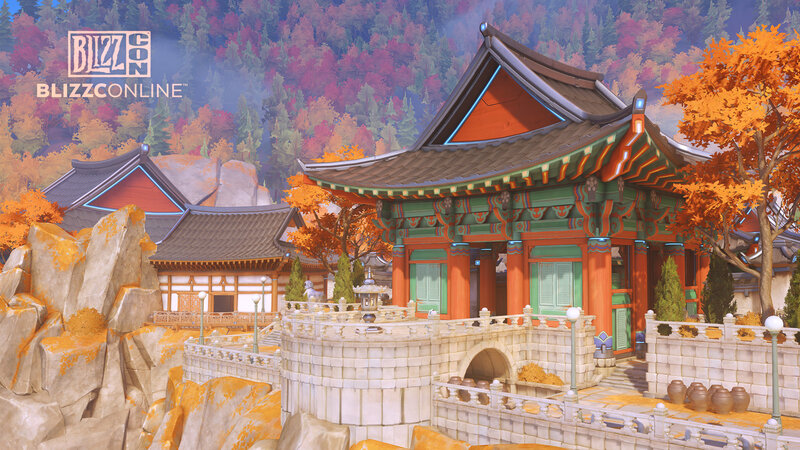 Traditional Temple Complex — Orange, Serene