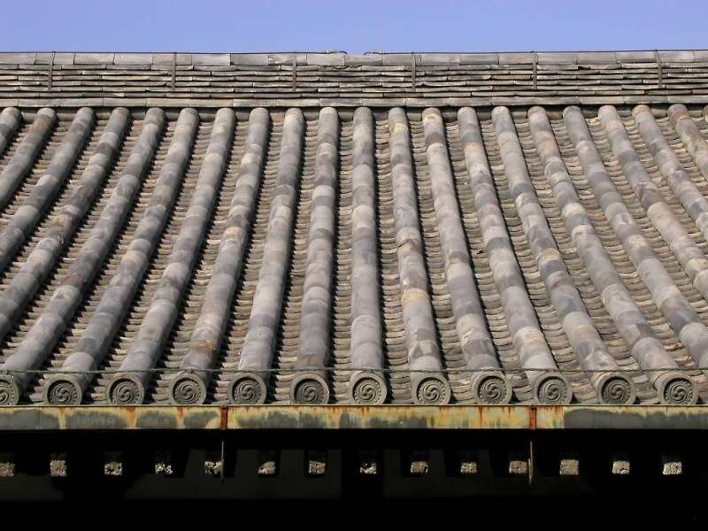 traditional tiled roof