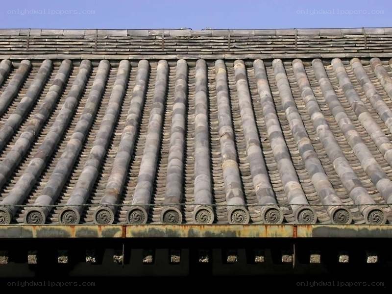 traditional tiled roof