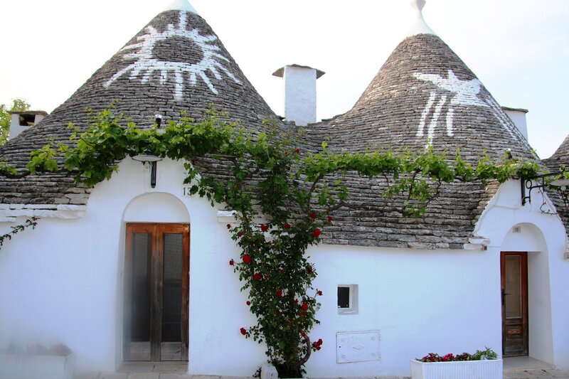 Traditional trulli house in Puglia