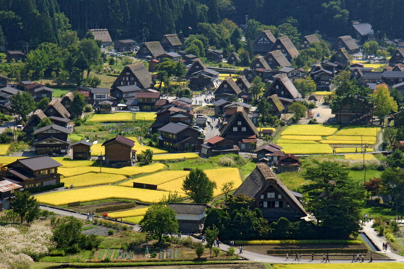 Traditional village in Japan
