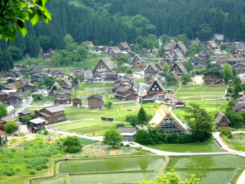 Traditional village in Japan