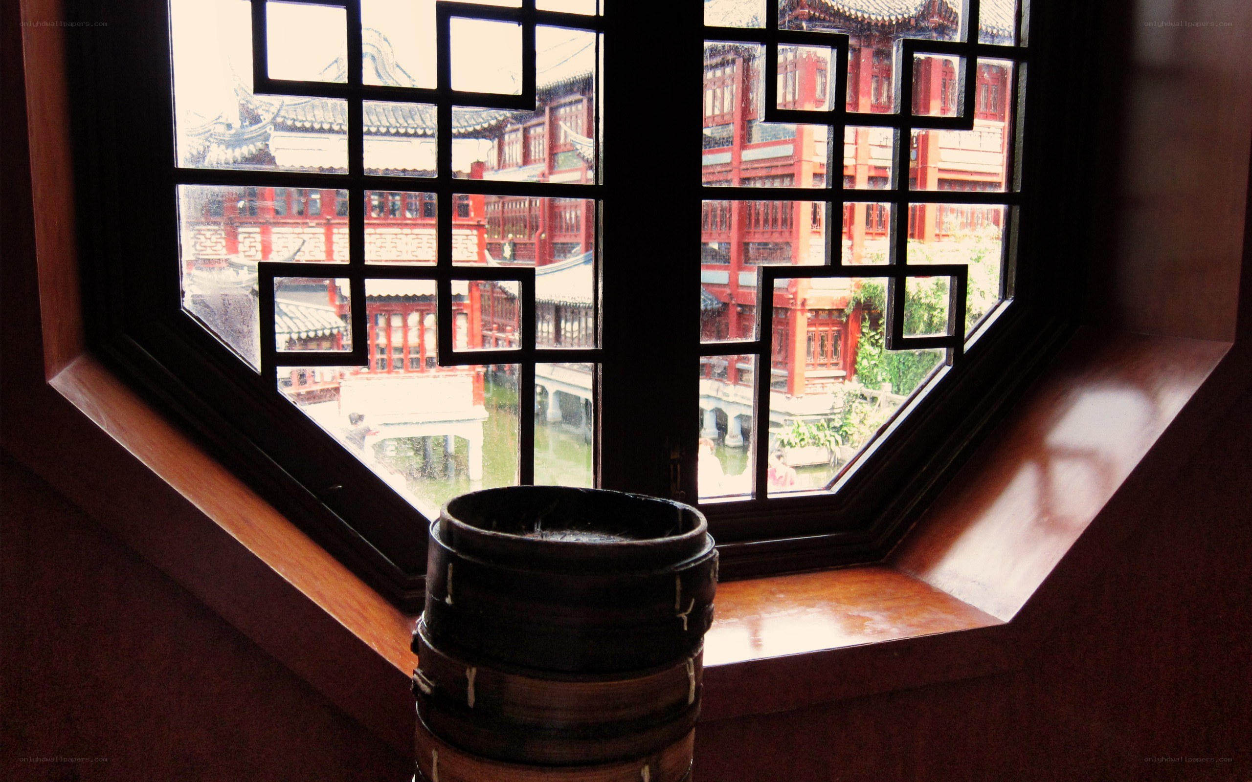 traditional window view