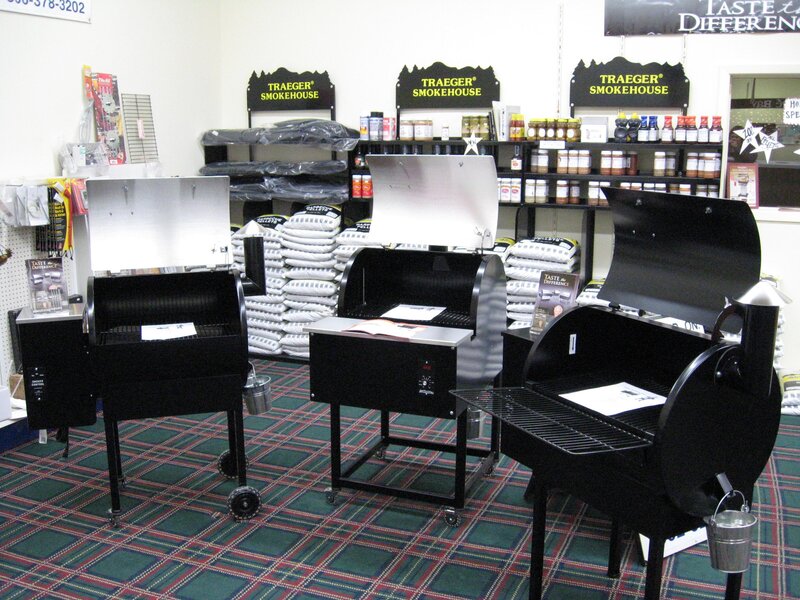 Traeger Smokers in Retail Store