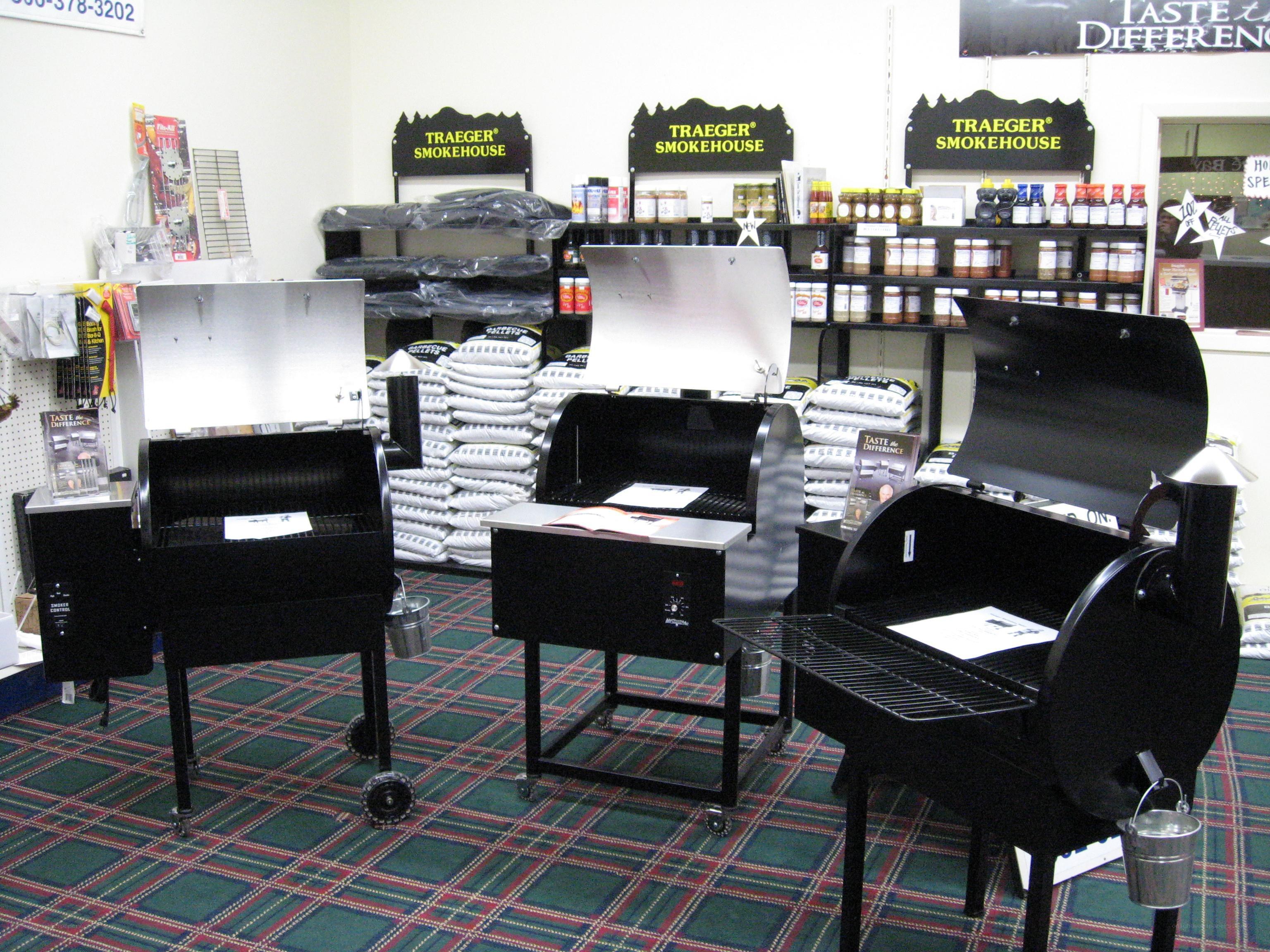 Traeger Smokers in Retail Store