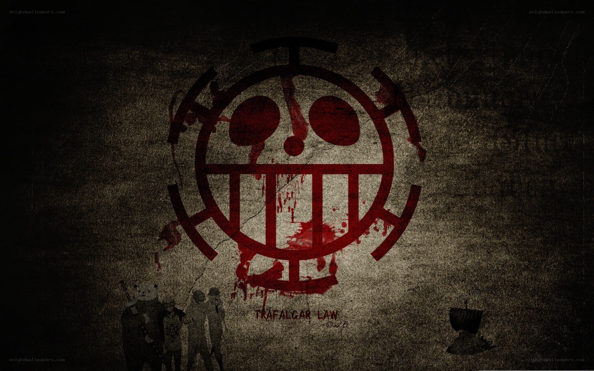 Trafalgar Law's symbol with crew