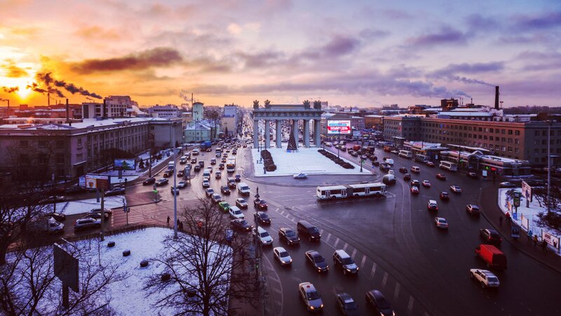 Traffic at City Square
