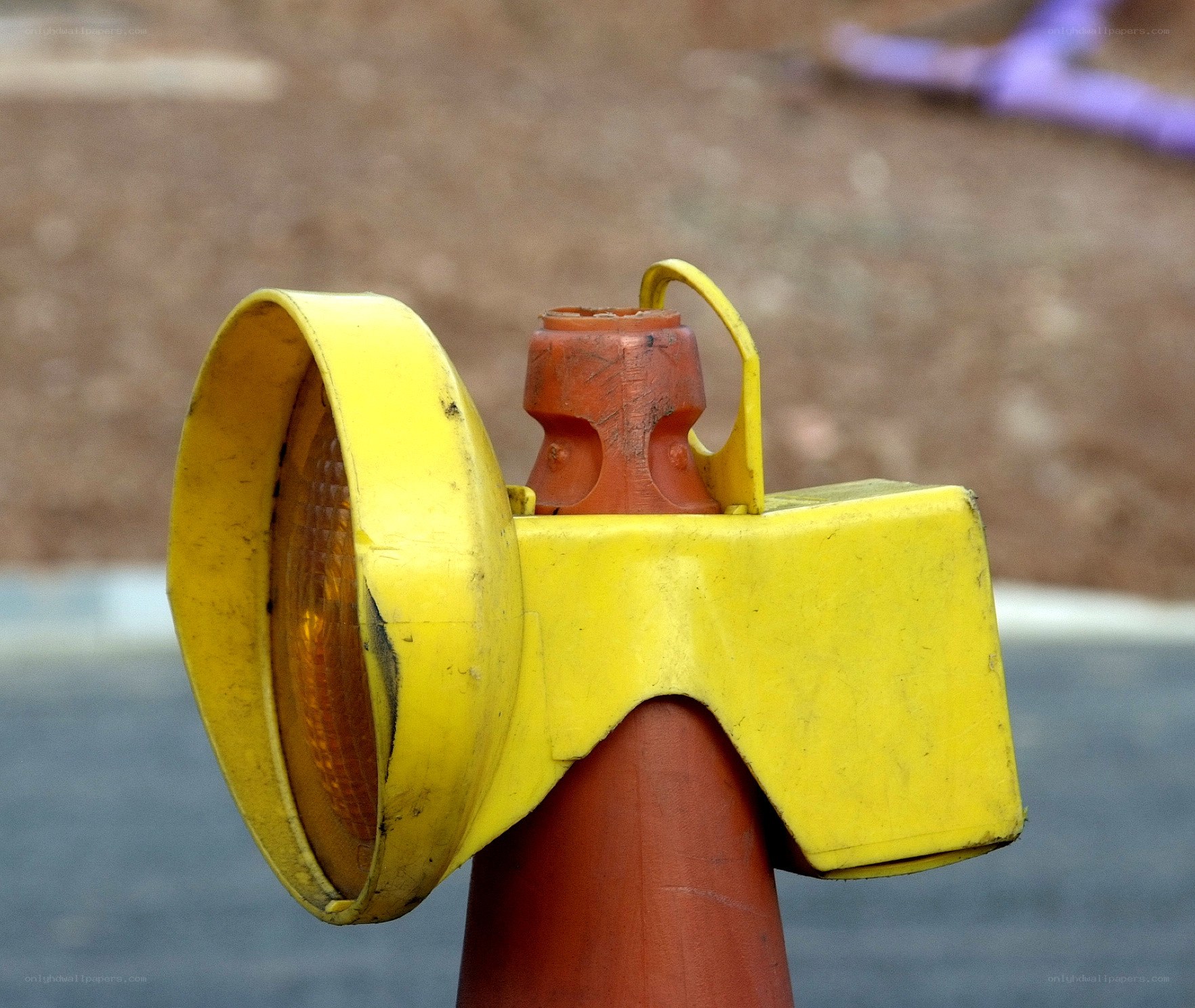 traffic cone with light