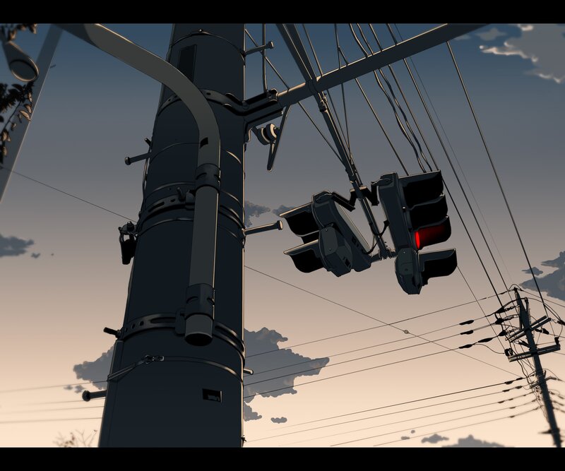 Traffic Light Pole