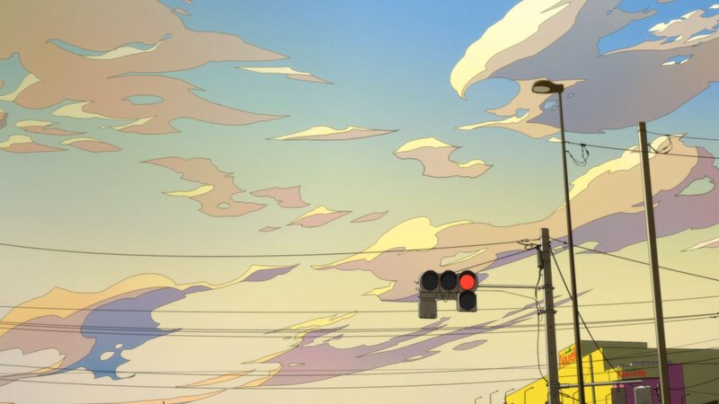 Traffic Light under Cloudy Sky